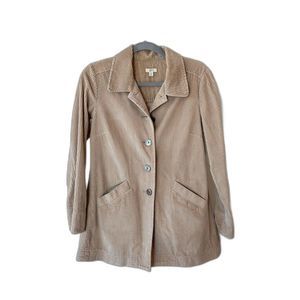 J Jill vintage corduroy peacoat
